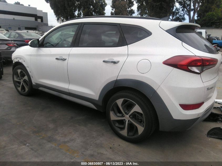2017 HYUNDAI TUCSON LIMITED - KM8J33A21HU590433