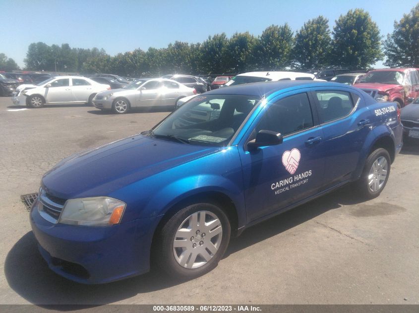 2013 DODGE AVENGER SE - 1C3CDZABXDN512206