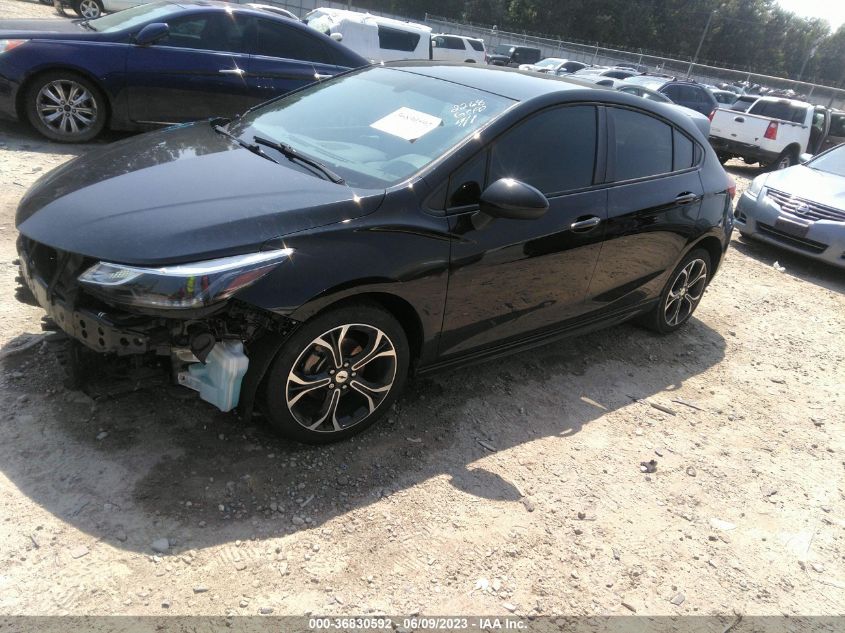 2019 CHEVROLET CRUZE LT - 3G1BE6SM4KS572268