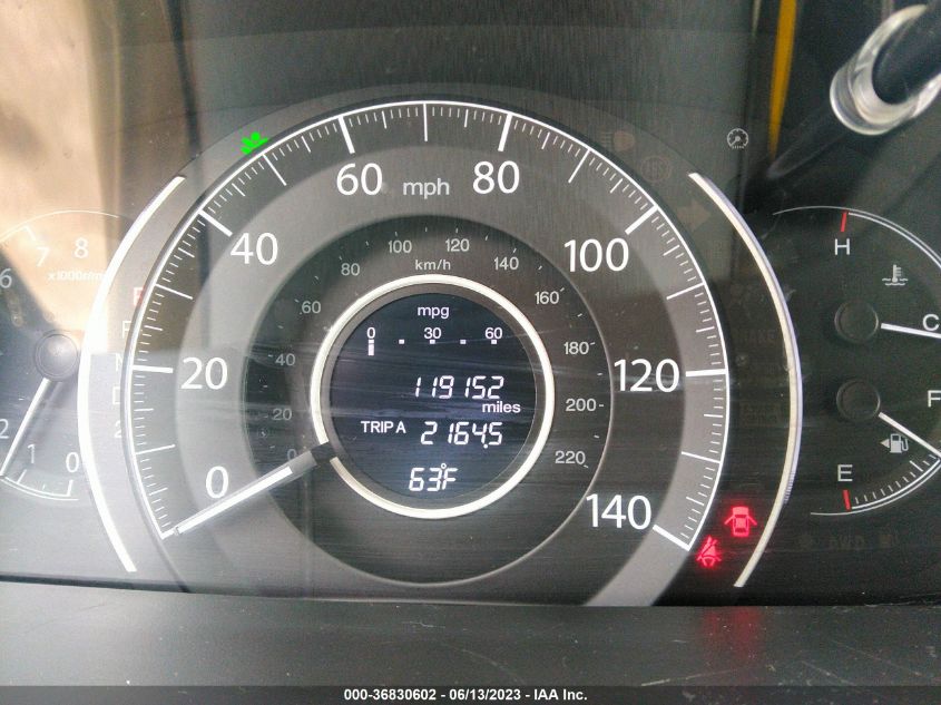 2013 HONDA CR-V EX - 5J6RM4H50DL062998