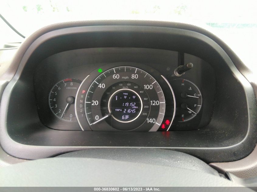 2013 HONDA CR-V EX - 5J6RM4H50DL062998