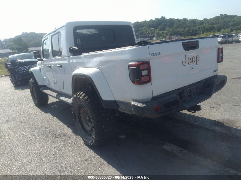 2020 JEEP GLADIATOR OVERLAND - 1C6HJTFG2LL124786