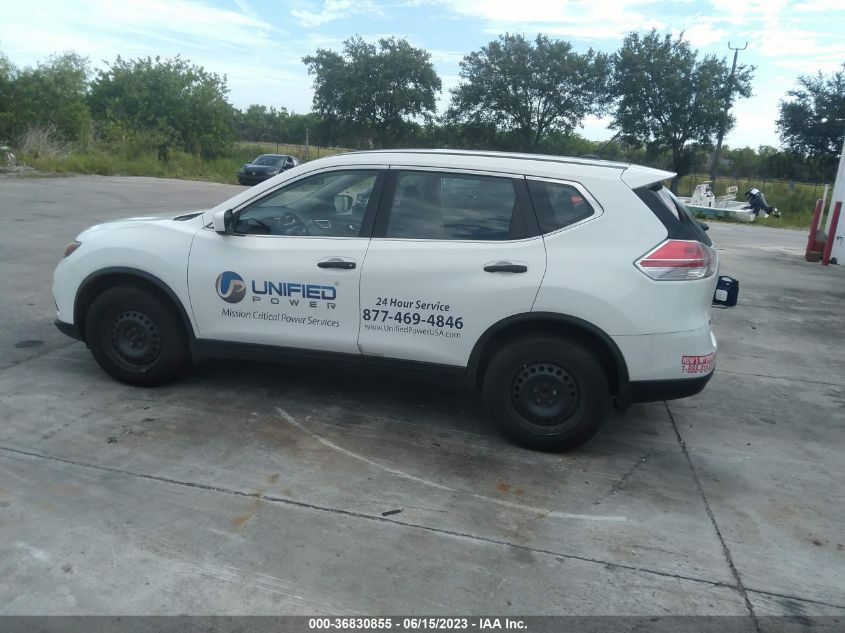 2016 NISSAN ROGUE S/SL/SV - KNMAT2MT4GP597828