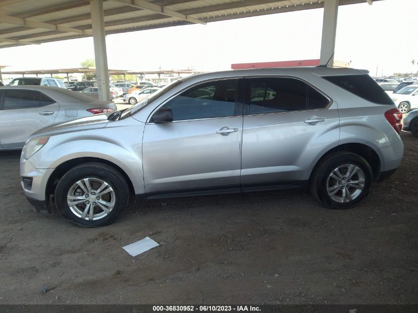 2016 CHEVROLET EQUINOX LS - 2GNALBEK0G1126866