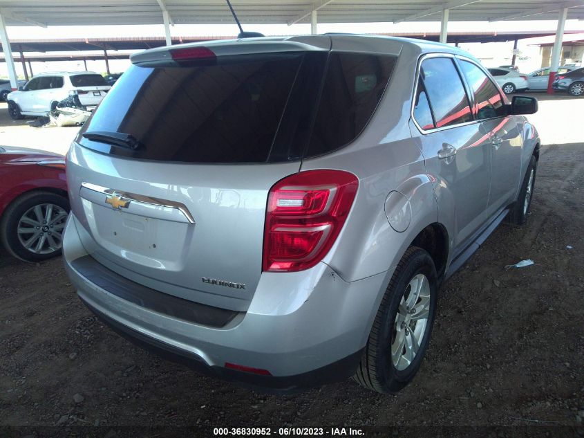 2016 CHEVROLET EQUINOX LS - 2GNALBEK0G1126866