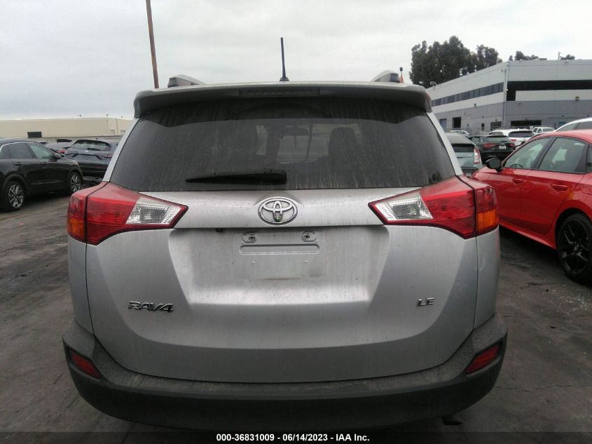 2013 TOYOTA RAV4 LE - 2T3ZFREV3DW066929