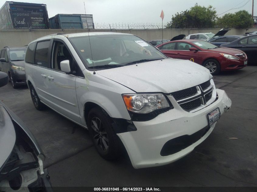 2017 DODGE GRAND CARAVAN SXT - 2C4RDGCG1HR726402