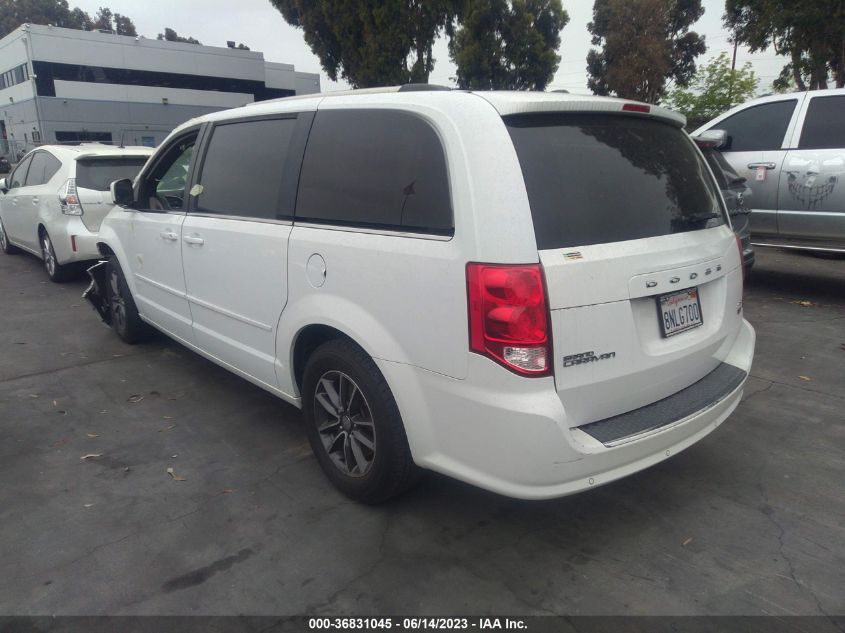2017 DODGE GRAND CARAVAN SXT - 2C4RDGCG1HR726402