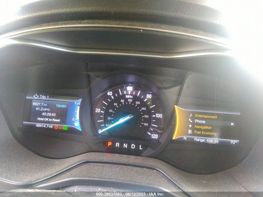 VIN 3FA6P0LU1LR189367 2020 FORD FUSION HYBRID SE