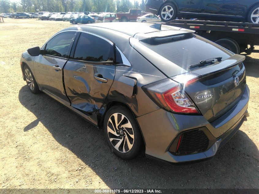 2019 HONDA CIVIC HATCHBACK LX - SHHFK7H36KU403222