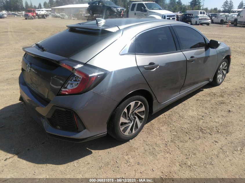 2019 HONDA CIVIC HATCHBACK LX - SHHFK7H36KU403222
