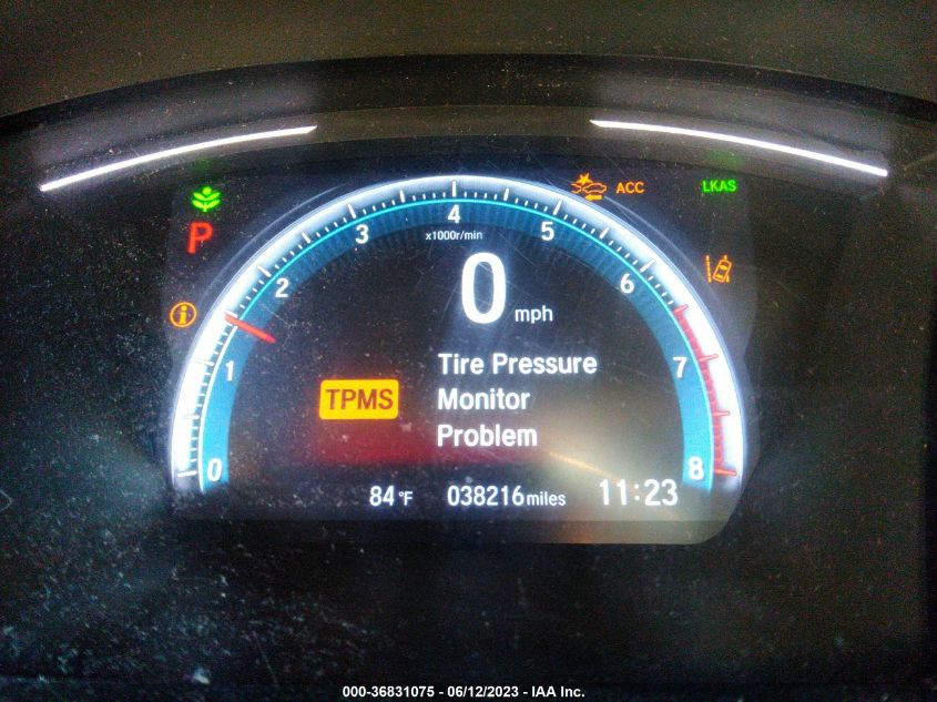 2019 HONDA CIVIC HATCHBACK LX - SHHFK7H36KU403222