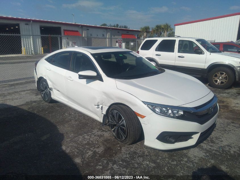 2018 HONDA CIVIC SEDAN EX-L - JHMFC1F75JX034728