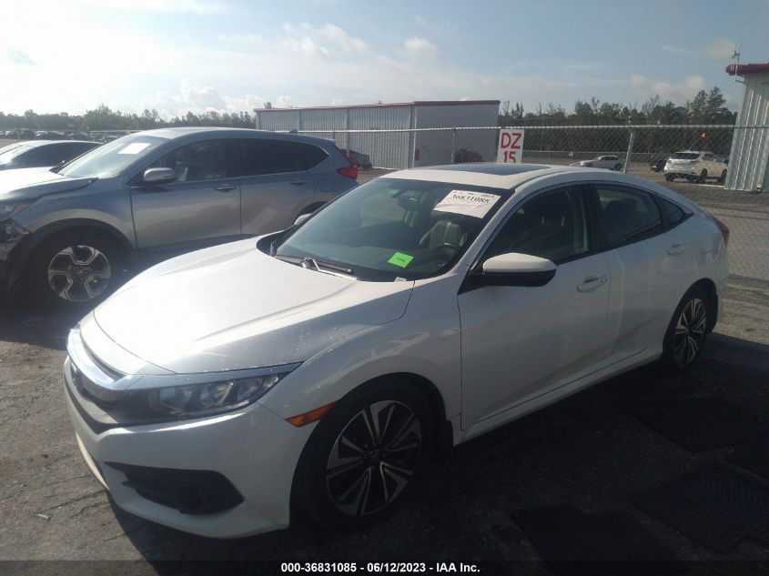 2018 HONDA CIVIC SEDAN EX-L - JHMFC1F75JX034728