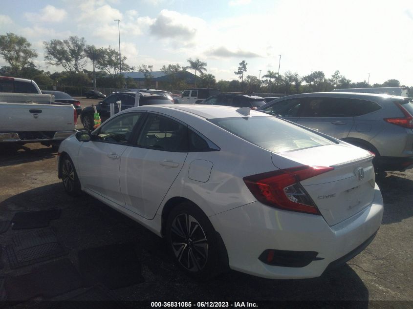 2018 HONDA CIVIC SEDAN EX-L - JHMFC1F75JX034728