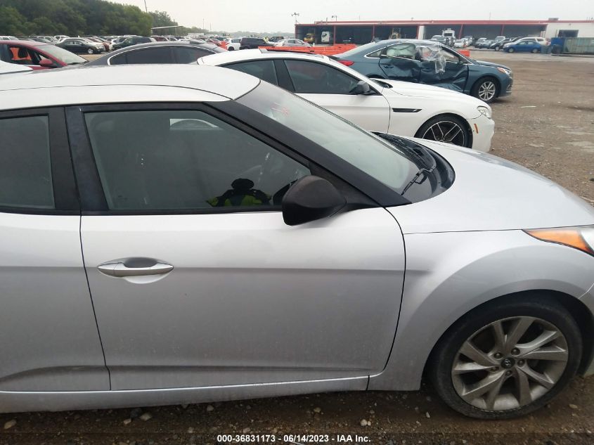2017 HYUNDAI VELOSTER - KMHTC6AD3HU307137