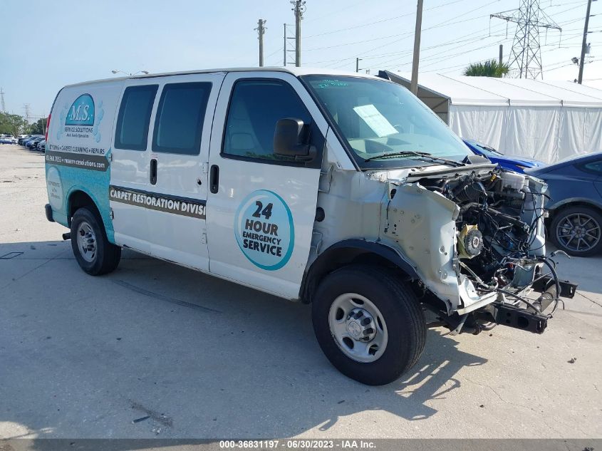 2019 CHEVROLET EXPRESS CARGO VAN - 1GCWGAFPXK1253601