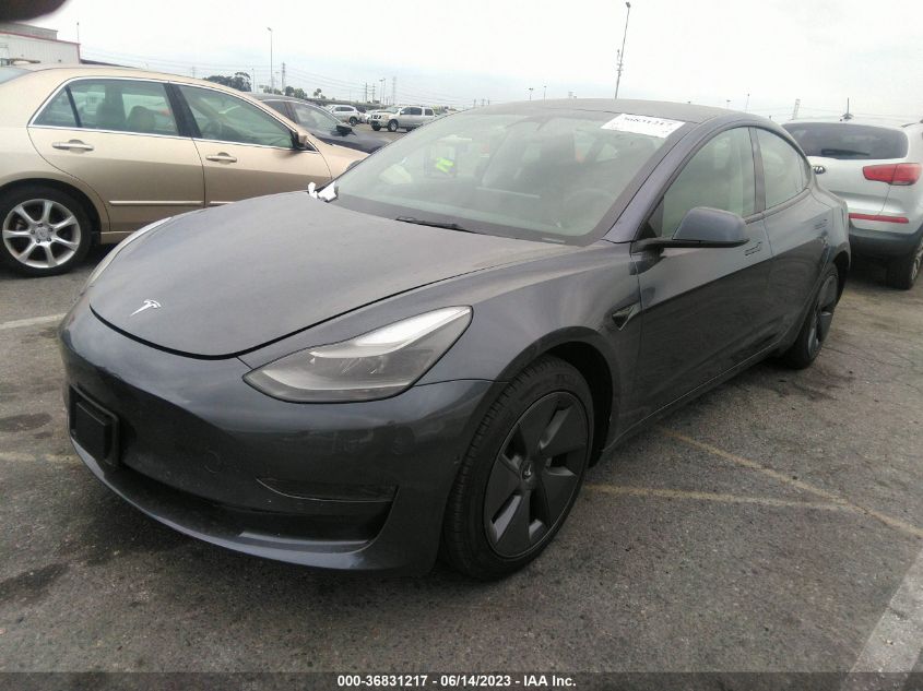 2022 TESLA MODEL 3 - 5YJ3E1EA5NF230700