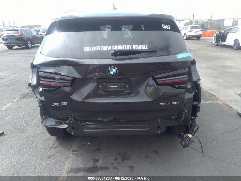 2023 BMW X3 SDRIVE30I - 5UX43DP03P9P36330