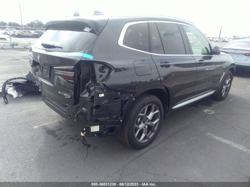 2023 BMW X3 SDRIVE30I - 5UX43DP03P9P36330