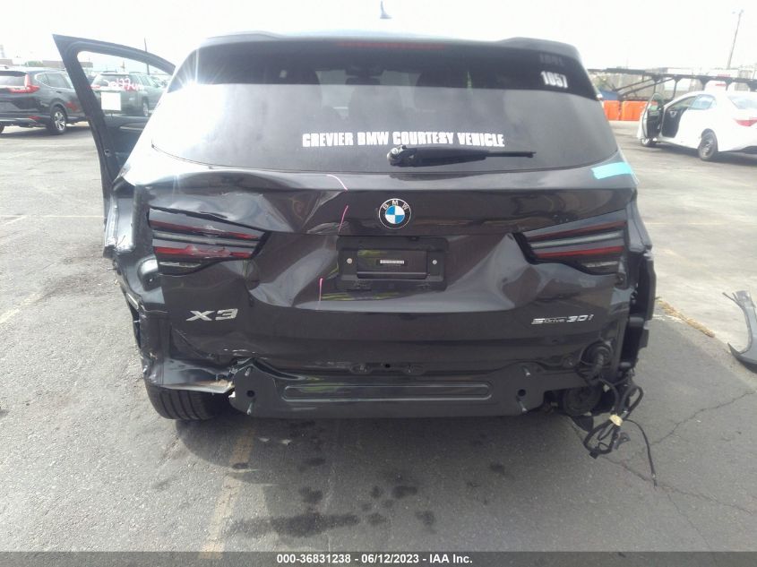 2023 BMW X3 SDRIVE30I - 5UX43DP03P9P36330