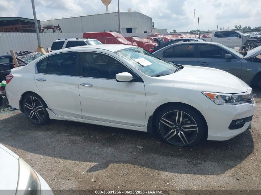 2017 HONDA ACCORD SEDAN SPORT SE - 1HGCR2F1XHA153958