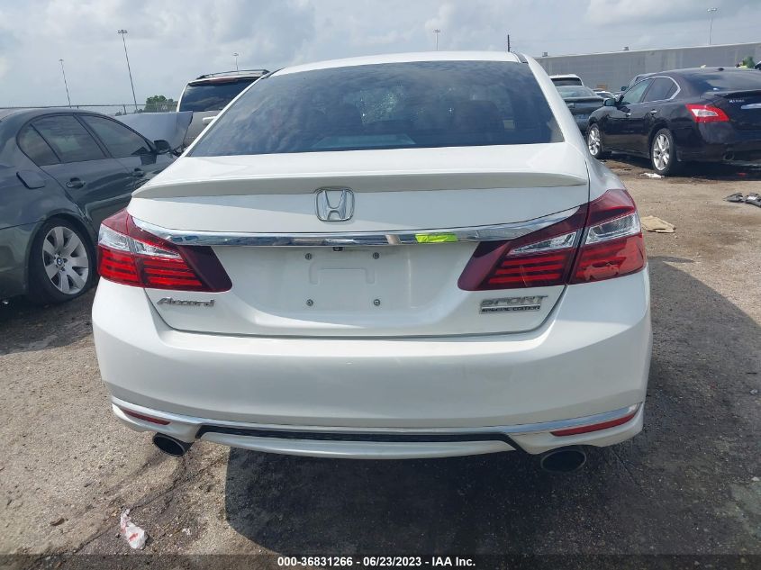 2017 HONDA ACCORD SEDAN SPORT SE - 1HGCR2F1XHA153958