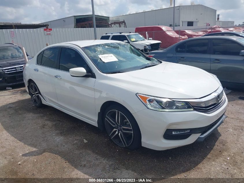2017 HONDA ACCORD SEDAN SPORT SE - 1HGCR2F1XHA153958