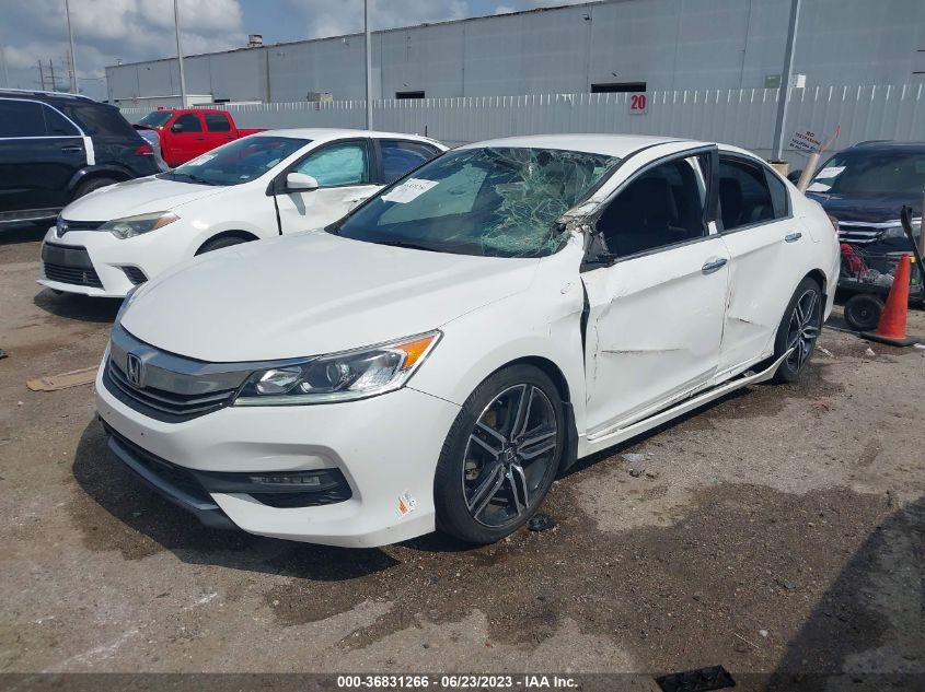 2017 HONDA ACCORD SEDAN SPORT SE - 1HGCR2F1XHA153958