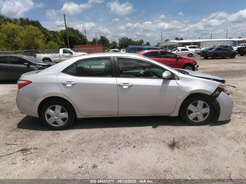 2015 TOYOTA COROLLA LE - 2T1BURHE8FC333658