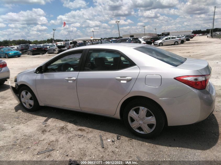 2015 TOYOTA COROLLA LE - 2T1BURHE8FC333658