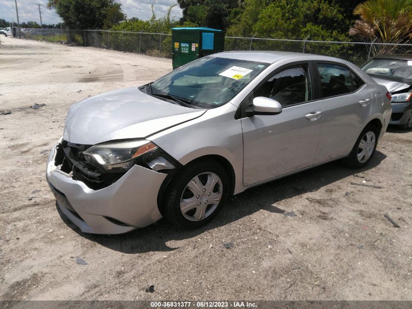 2015 TOYOTA COROLLA LE - 2T1BURHE8FC333658