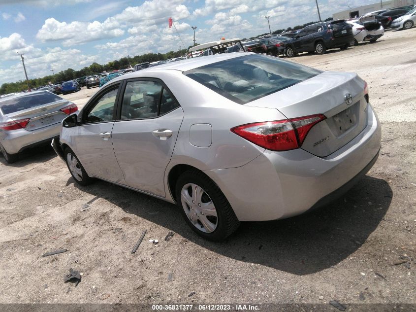 2015 TOYOTA COROLLA LE - 2T1BURHE8FC333658