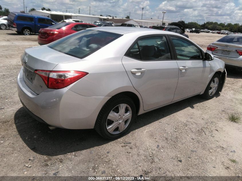 2015 TOYOTA COROLLA LE - 2T1BURHE8FC333658