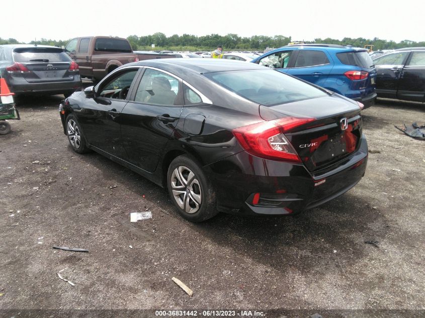 2018 HONDA CIVIC SEDAN LX - 19XFC2F58JE016259