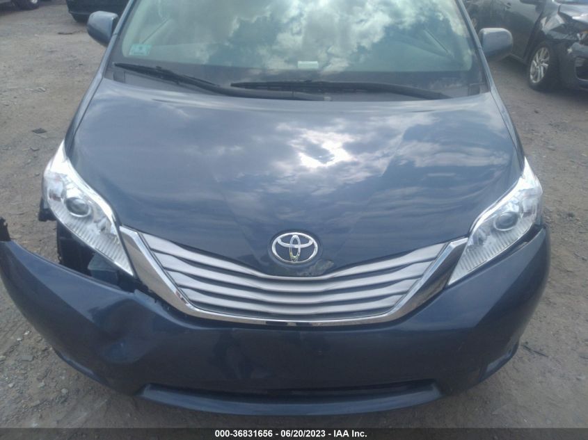 2016 TOYOTA SIENNA XLE/LIMITED - 5TDYK3DC3GS736926