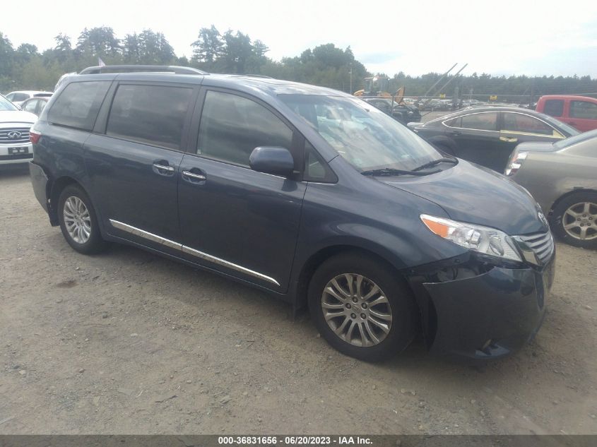 2016 TOYOTA SIENNA XLE/LIMITED - 5TDYK3DC3GS736926
