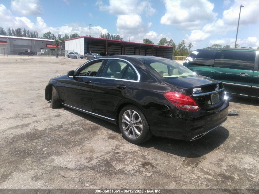 2017 MERCEDES-BENZ C-CLASS C 300 - WDDWF4JB3HR293860