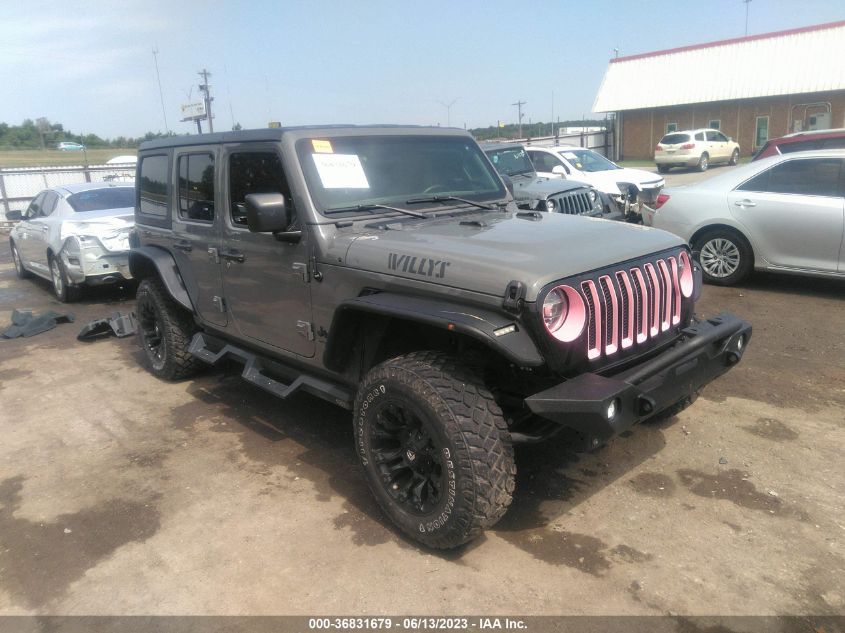 2020 JEEP WRANGLER UNLIMITED WILLYS - 1C4HJXDG7LW338237