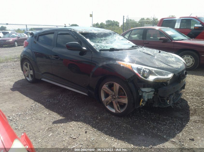 2015 HYUNDAI VELOSTER TURBO R-SPEC - KMHTC6AE4FU231580