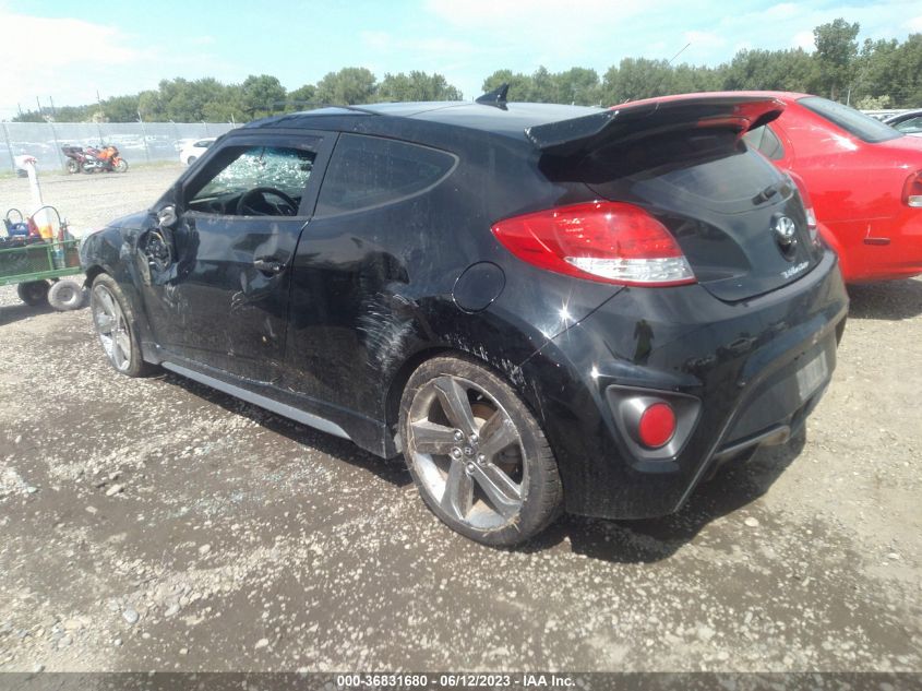 2015 HYUNDAI VELOSTER TURBO R-SPEC - KMHTC6AE4FU231580