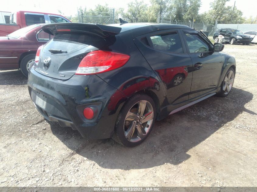 2015 HYUNDAI VELOSTER TURBO R-SPEC - KMHTC6AE4FU231580