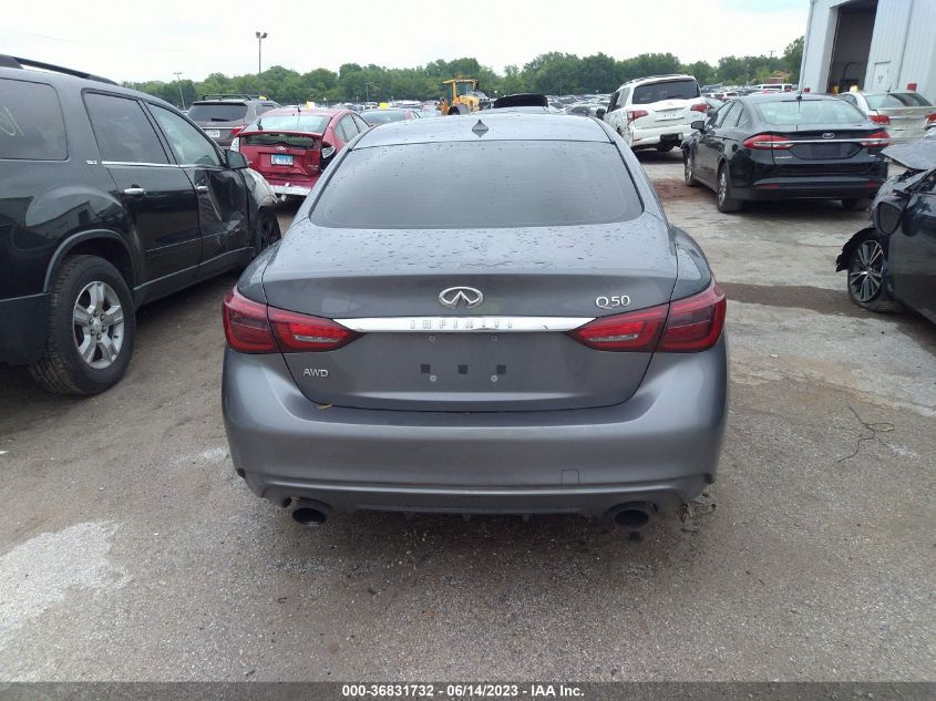 2018 INFINITI Q50 LUXE/SPORT - JN1EV7AR2JM610413