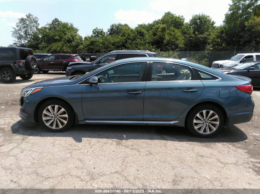 2017 HYUNDAI SONATA SPORT/LIMITED - 5NPE34AF7HH495416