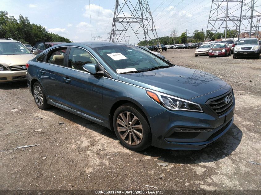 2017 HYUNDAI SONATA SPORT/LIMITED - 5NPE34AF7HH495416