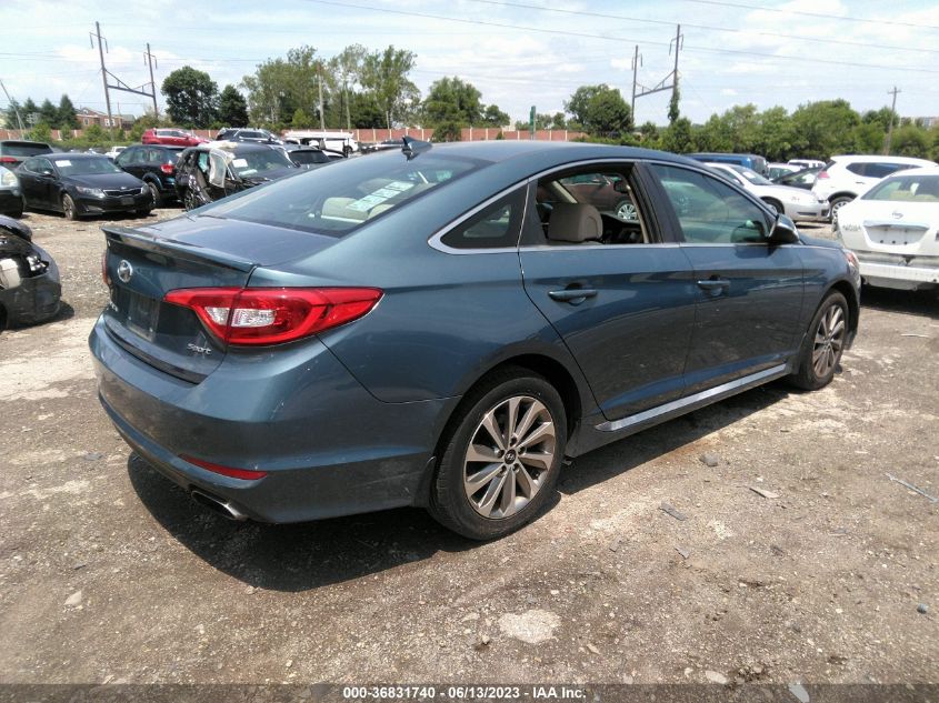 2017 HYUNDAI SONATA SPORT/LIMITED - 5NPE34AF7HH495416