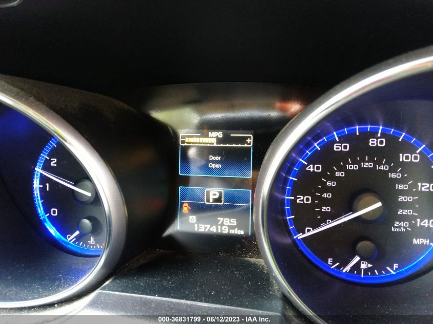2017 SUBARU OUTBACK LIMITED - 4S4BSAKC2H3389276
