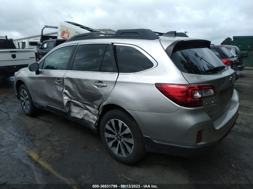 2017 SUBARU OUTBACK LIMITED - 4S4BSAKC2H3389276