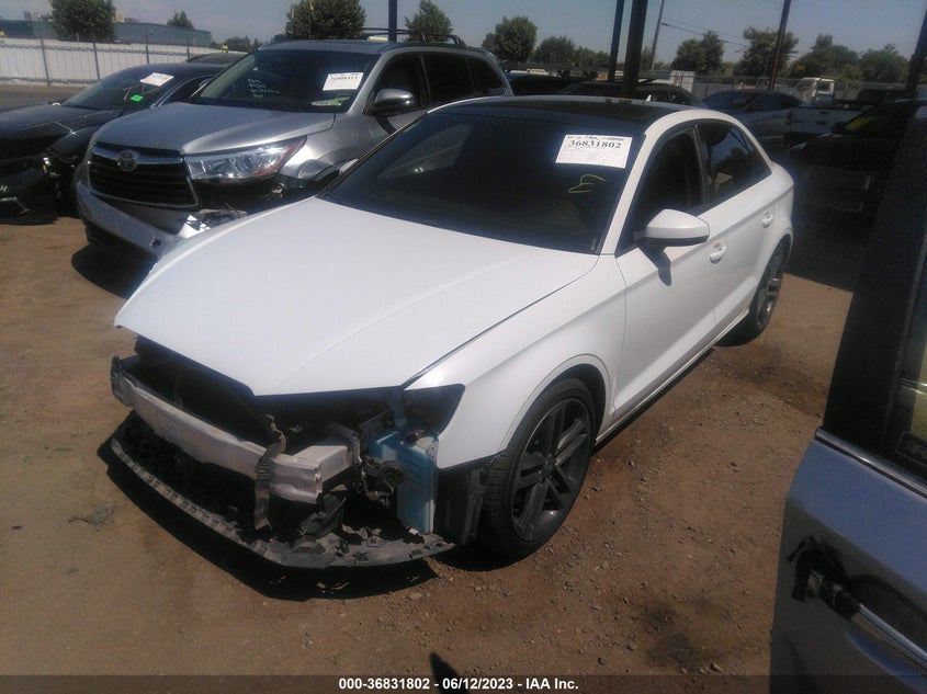 VIN WAUB8GFF5H1007244 2017 AUDI A3 SEDAN PREMIUM