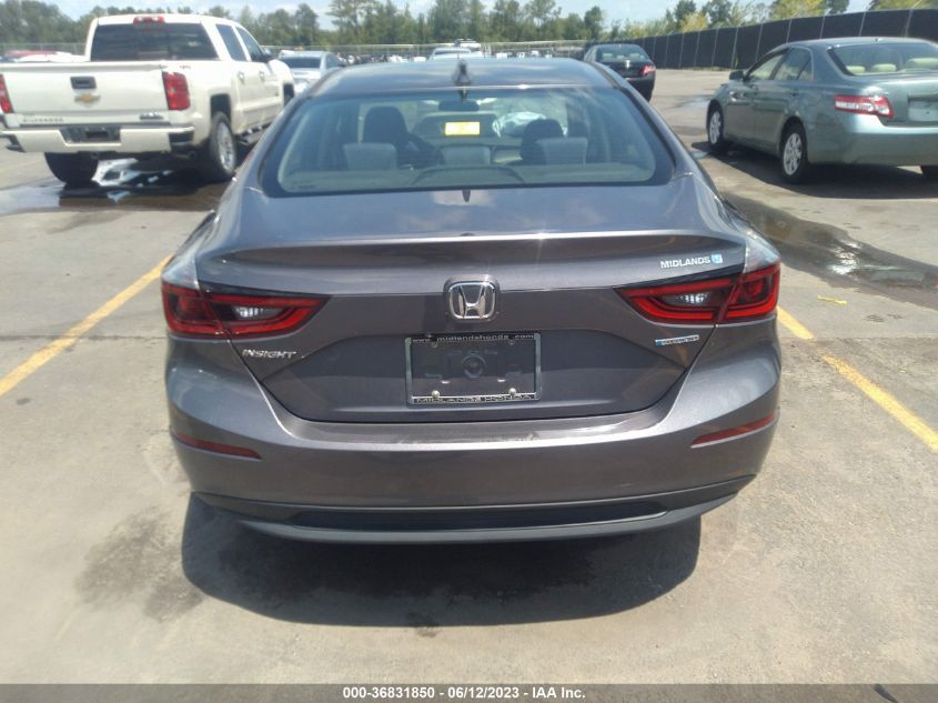 2019 HONDA INSIGHT EX - 19XZE4F52KE009893